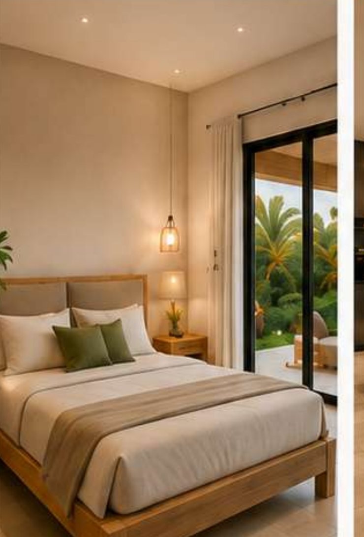 Villa Éden — chambre avec accès terrasse